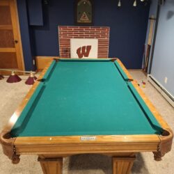 8ft Brunswick Slate Pool Table - New Felt & Delivery Included - Rockford, IL